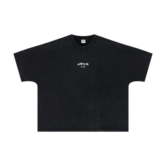 310GSM Unisex Vintage-Wash Batwing Sleeve T-shirt Snow wash