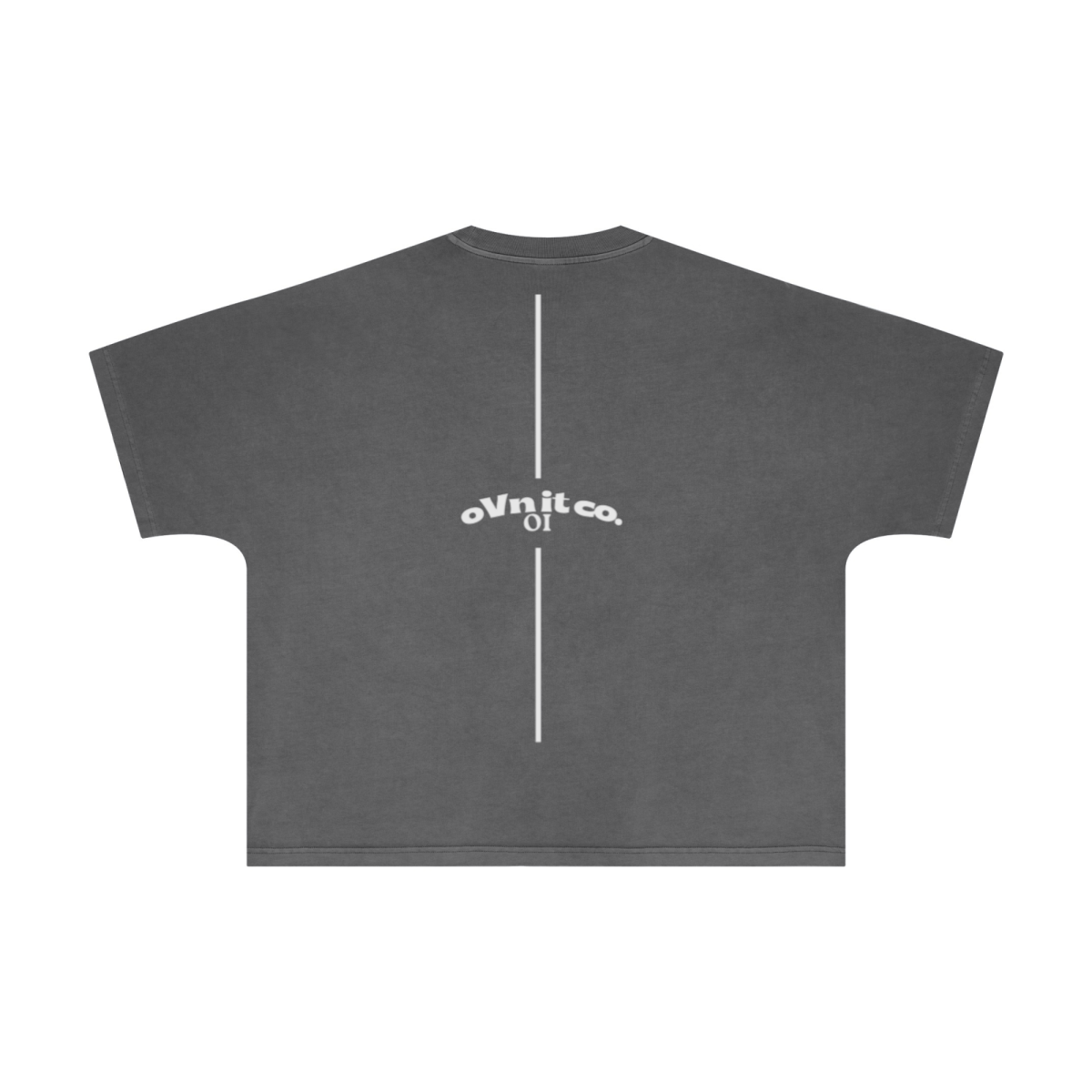 310GSM Unisex Vintage-Wash Batwing Sleeve T-shirt Dark gray