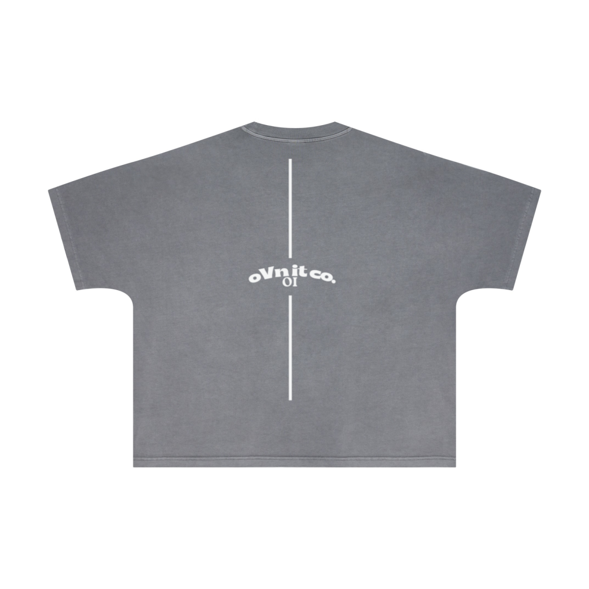 310GSM Unisex Vintage-Wash Batwing Sleeve T-shirt Medium gray