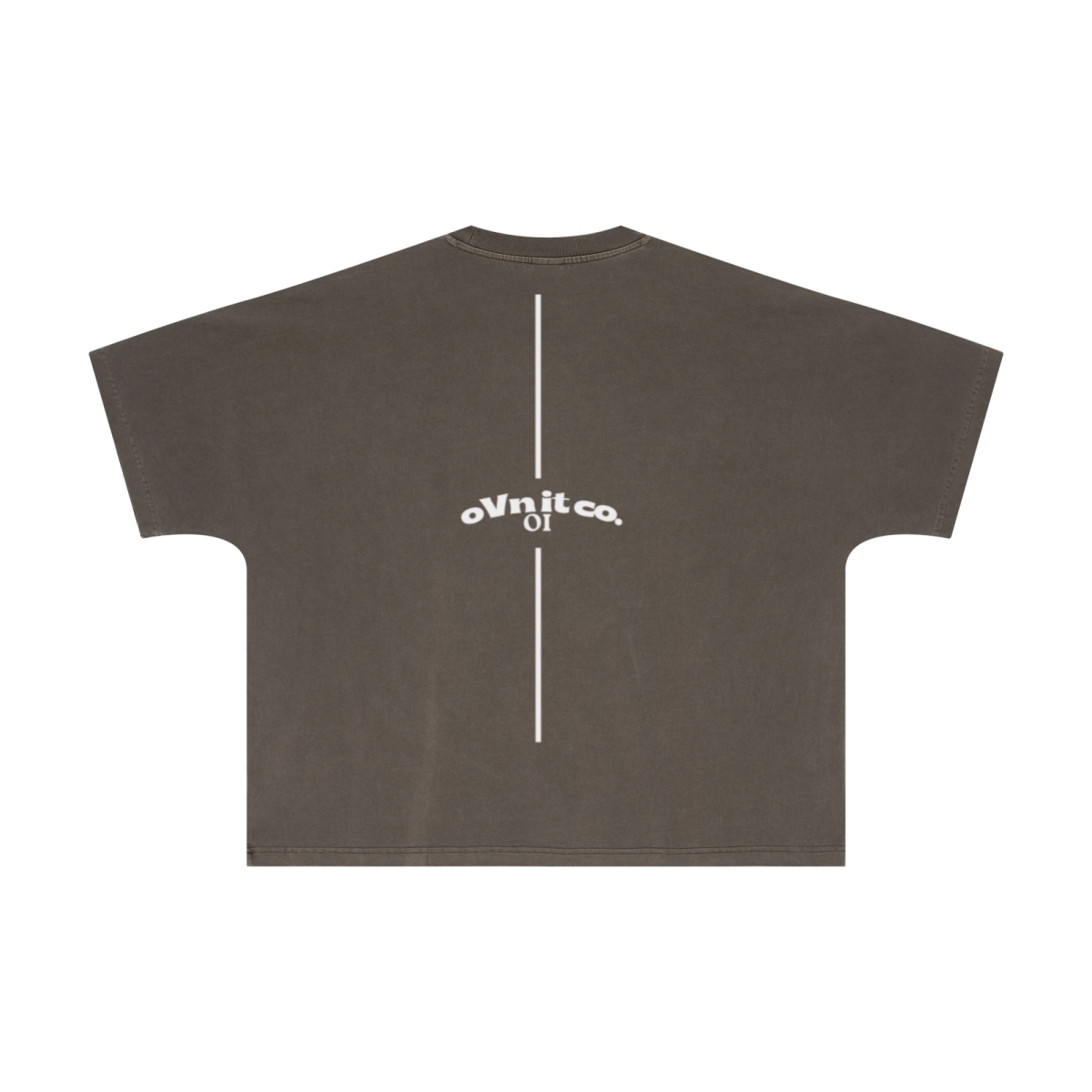 310GSM Unisex Vintage-Wash Batwing Sleeve T-shirt Coffee