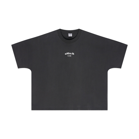 310GSM Unisex Vintage-Wash Batwing Sleeve T-shirt Dark gray