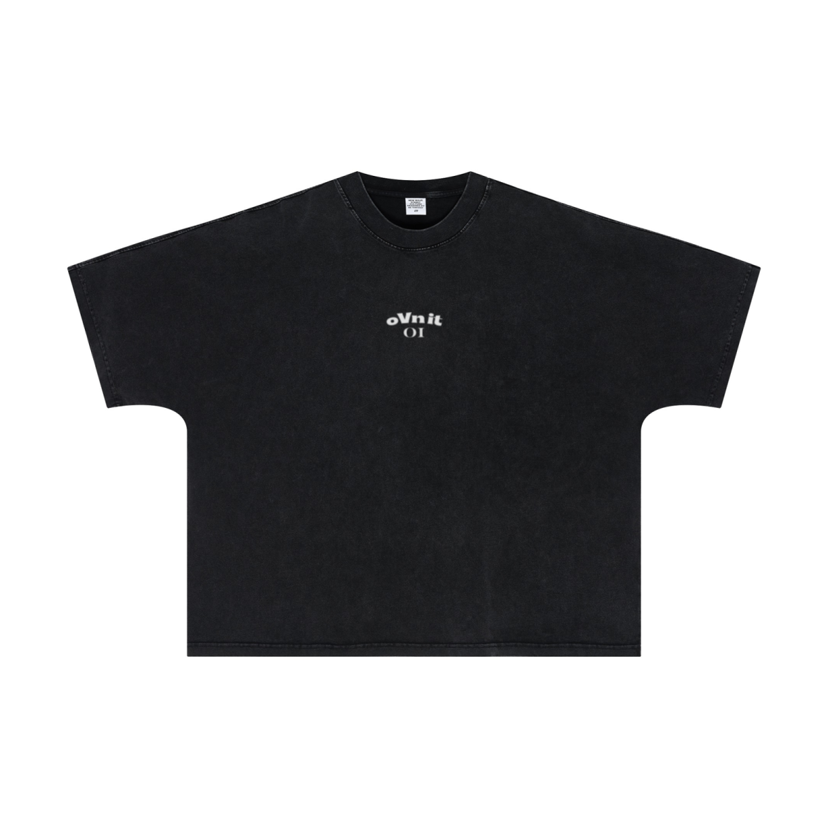 310GSM Unisex Vintage-Wash Batwing Sleeve T-shirt Snow wash
