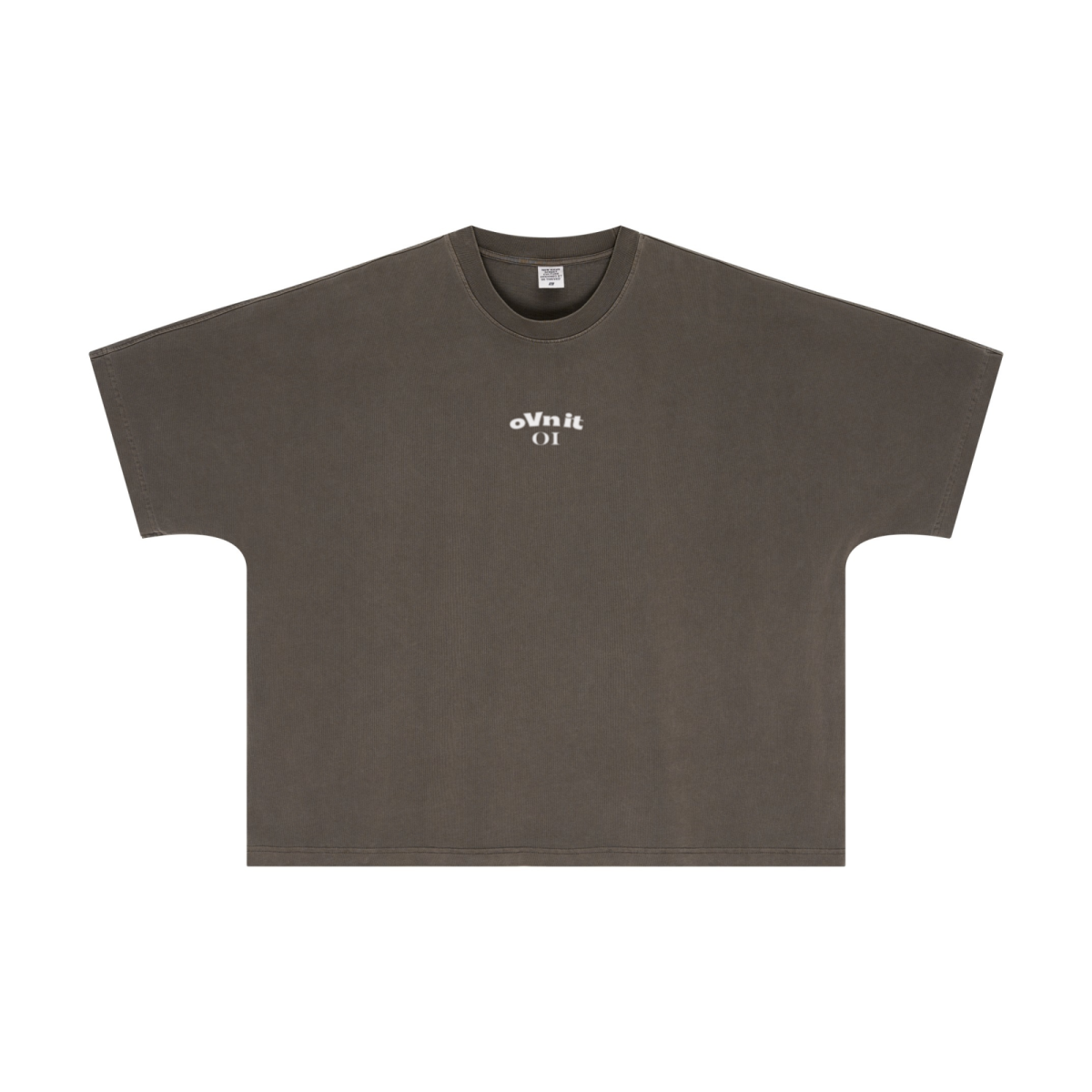 310GSM Unisex Vintage-Wash Batwing Sleeve T-shirt Coffee
